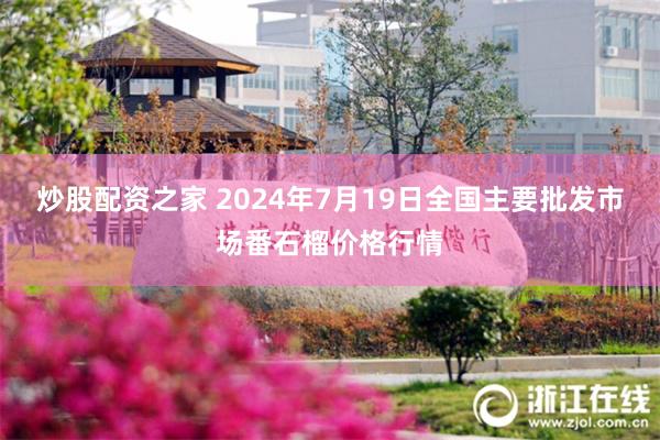 炒股配资之家 2024年7月19日全国主要批发市场番石榴价格行情