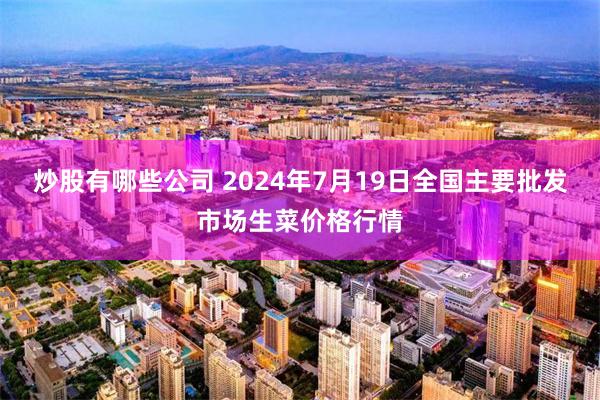 炒股有哪些公司 2024年7月19日全国主要批发市场生菜价格行情