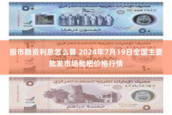 股市融资利息怎么算 2024年7月19日全国主要批发市场枇杷价格行情