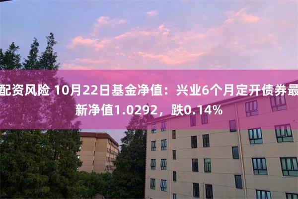 配资风险 10月22日基金净值：兴业6个月定开债券最新净值1.0292，跌0.14%