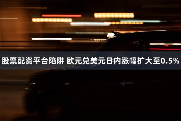 股票配资平台陷阱 欧元兑美元日内涨幅扩大至0.5%