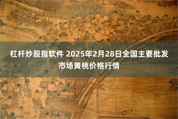 杠杆炒股指软件 2025年2月28日全国主要批发市场黄桃价格行情